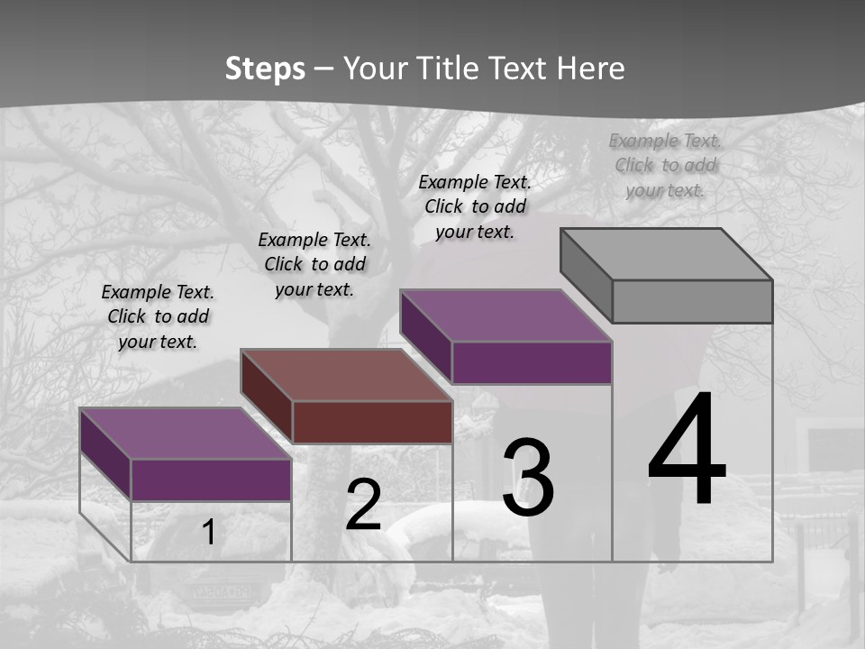 Car Rain Umbrella PowerPoint Template