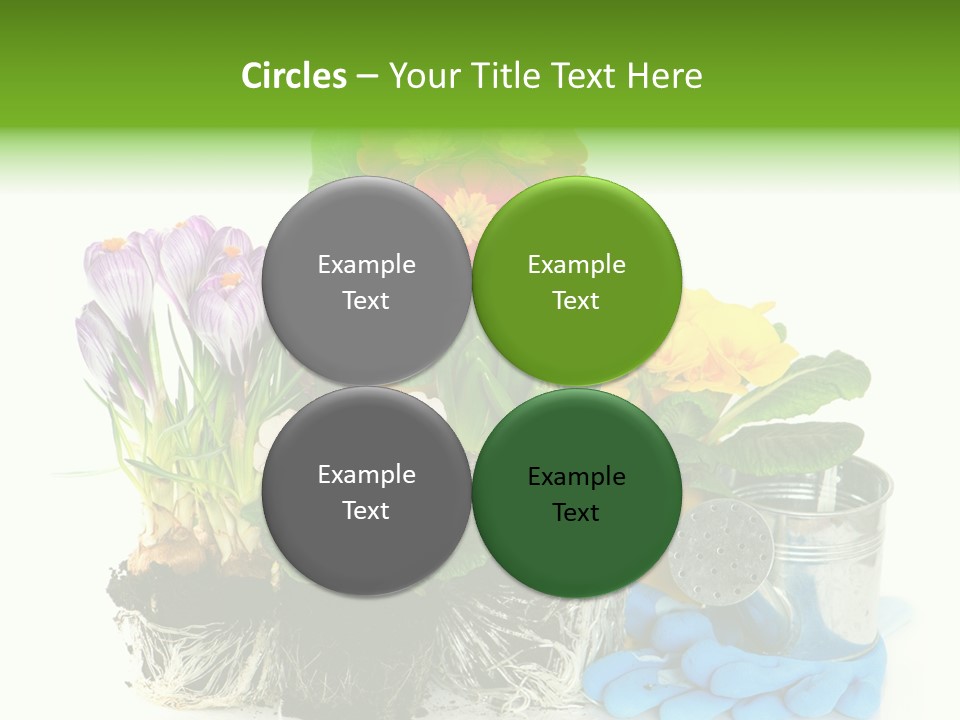 Blue Earth Gardening PowerPoint Template