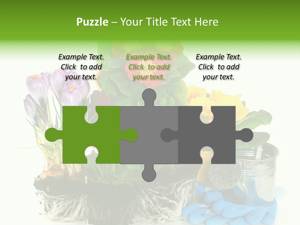 Blue Earth Gardening PowerPoint Template