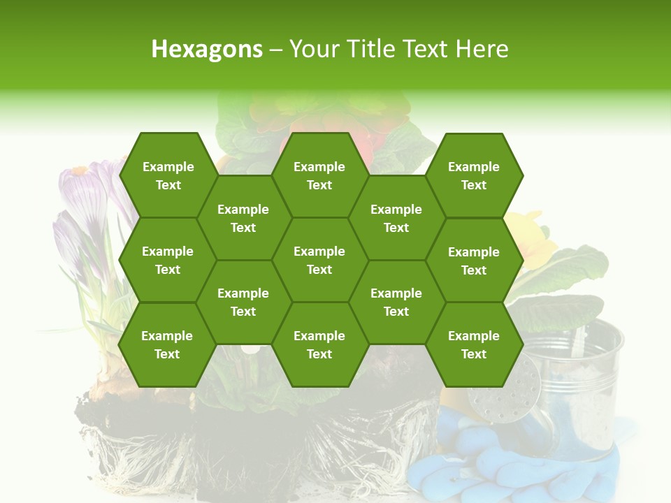 Blue Earth Gardening PowerPoint Template