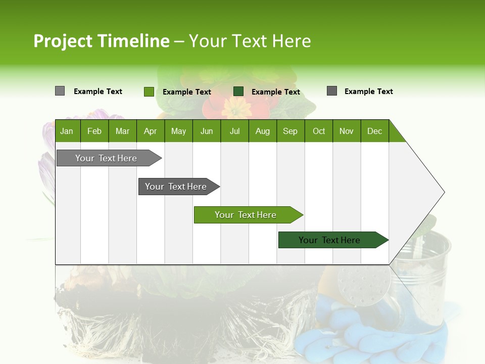 Blue Earth Gardening PowerPoint Template
