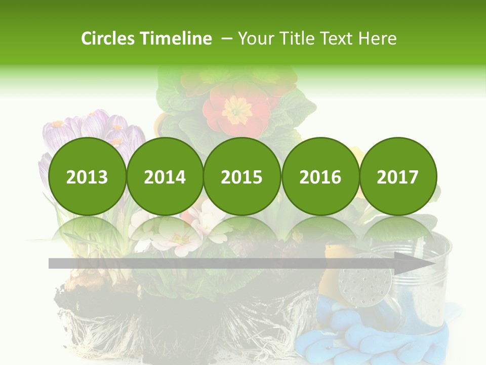 Blue Earth Gardening PowerPoint Template