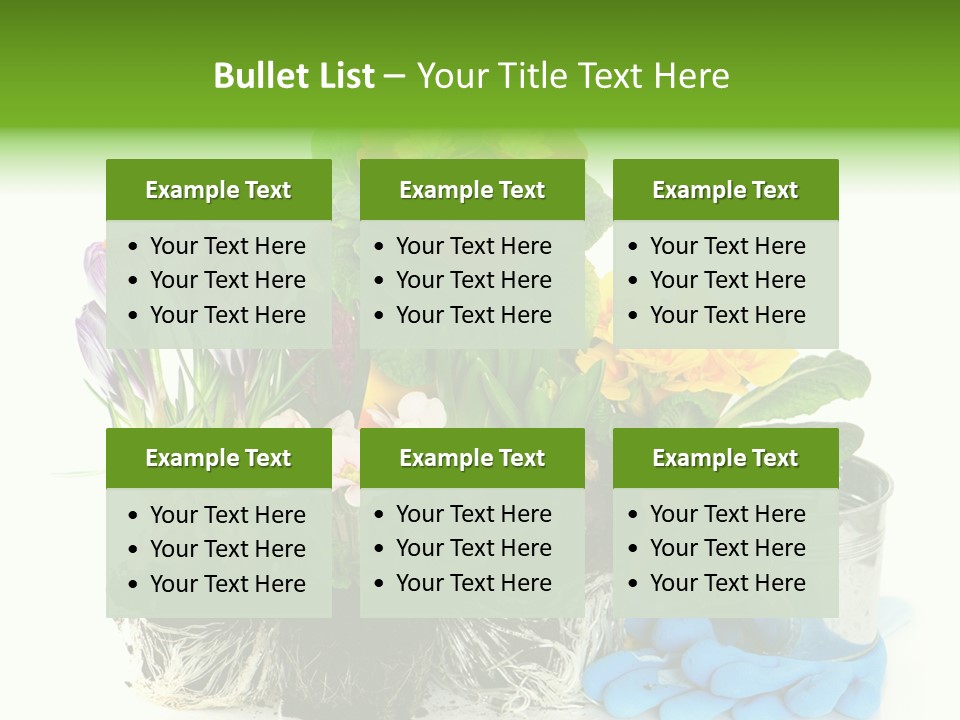 Blue Earth Gardening PowerPoint Template