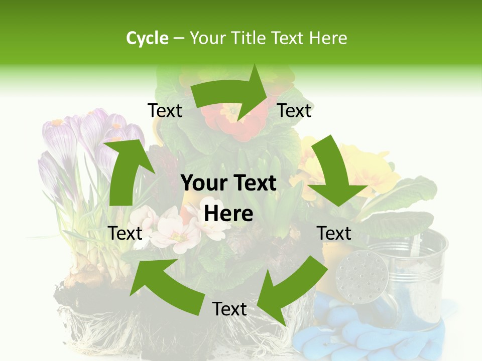 Blue Earth Gardening PowerPoint Template