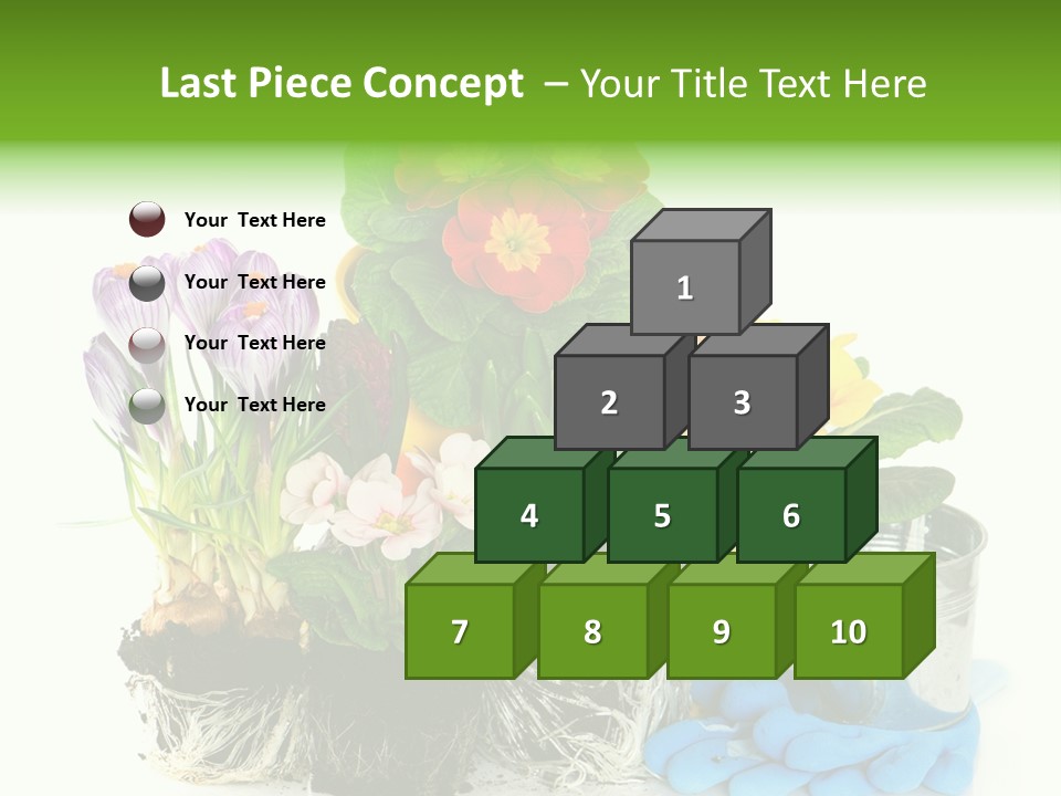 Blue Earth Gardening PowerPoint Template