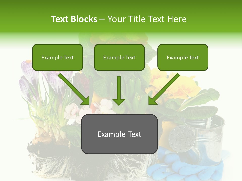 Blue Earth Gardening PowerPoint Template