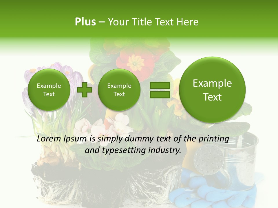 Blue Earth Gardening PowerPoint Template