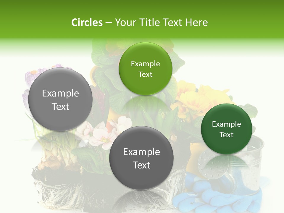 Blue Earth Gardening PowerPoint Template