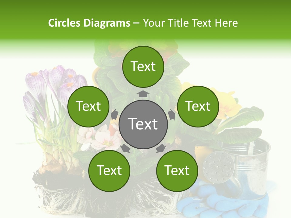 Blue Earth Gardening PowerPoint Template