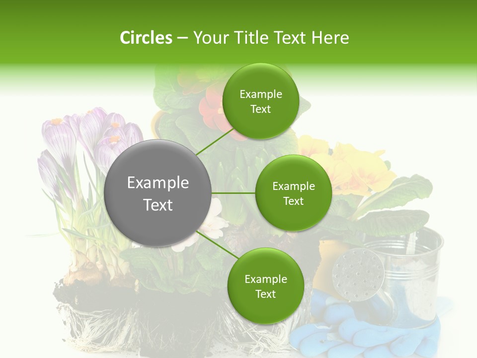 Blue Earth Gardening PowerPoint Template