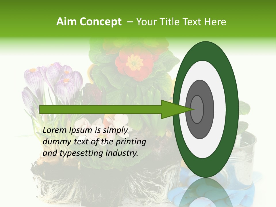 Blue Earth Gardening PowerPoint Template