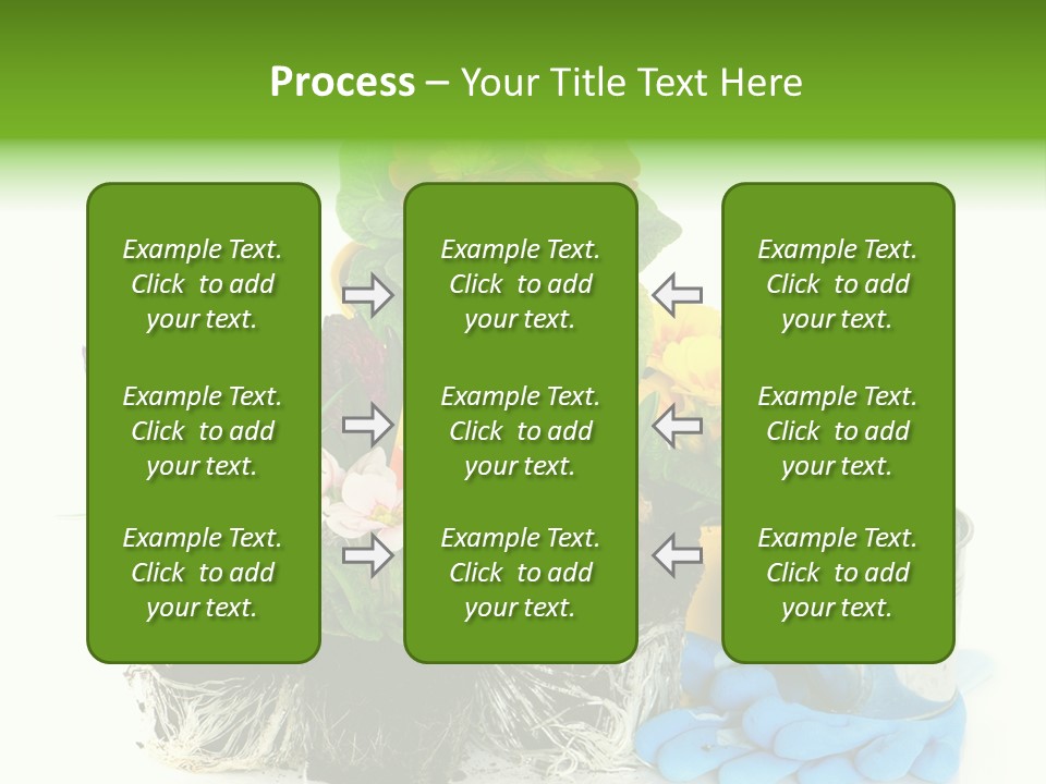 Blue Earth Gardening PowerPoint Template