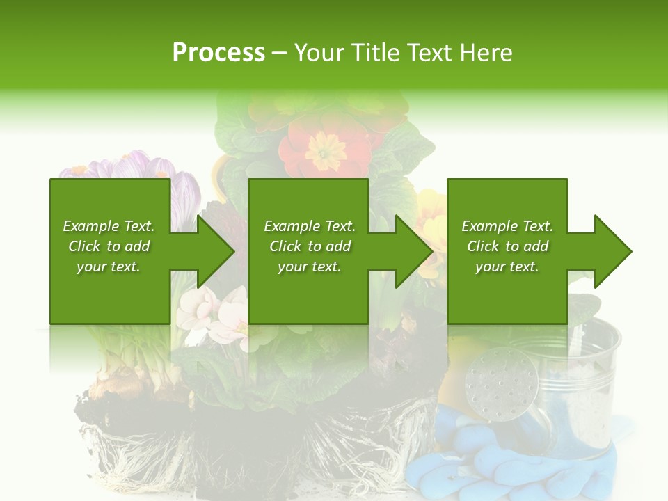 Blue Earth Gardening PowerPoint Template