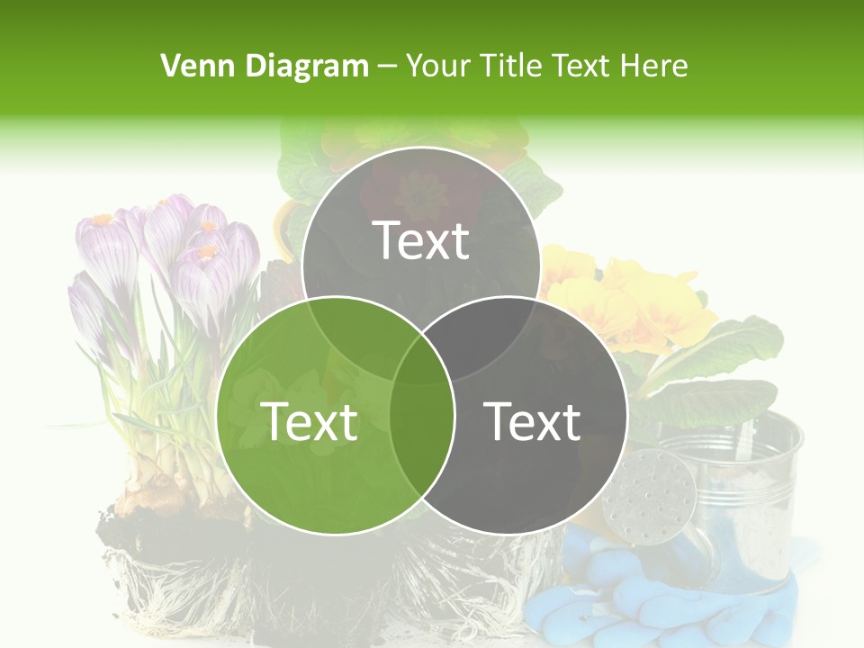 Blue Earth Gardening PowerPoint Template