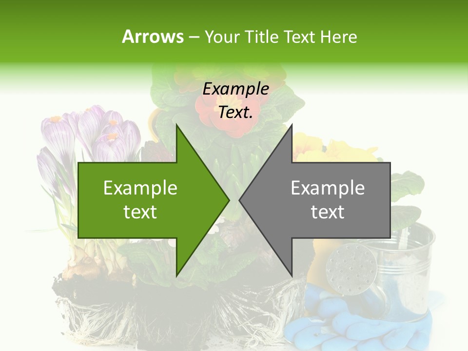 Blue Earth Gardening PowerPoint Template