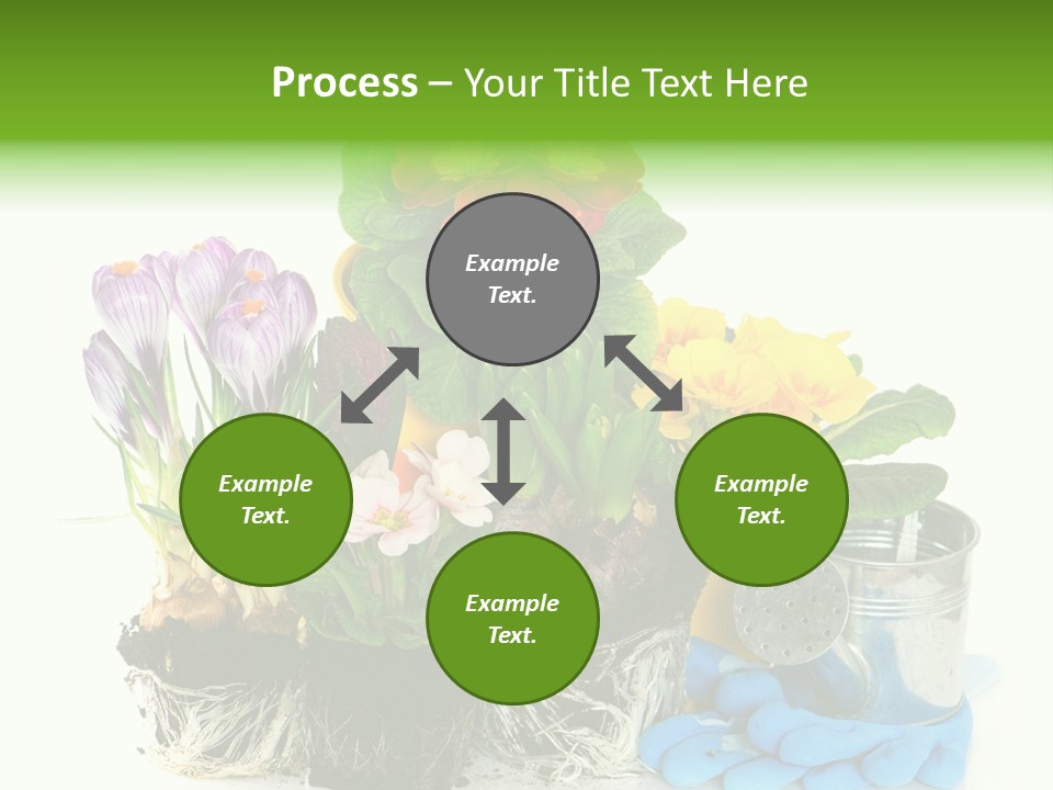 Blue Earth Gardening PowerPoint Template