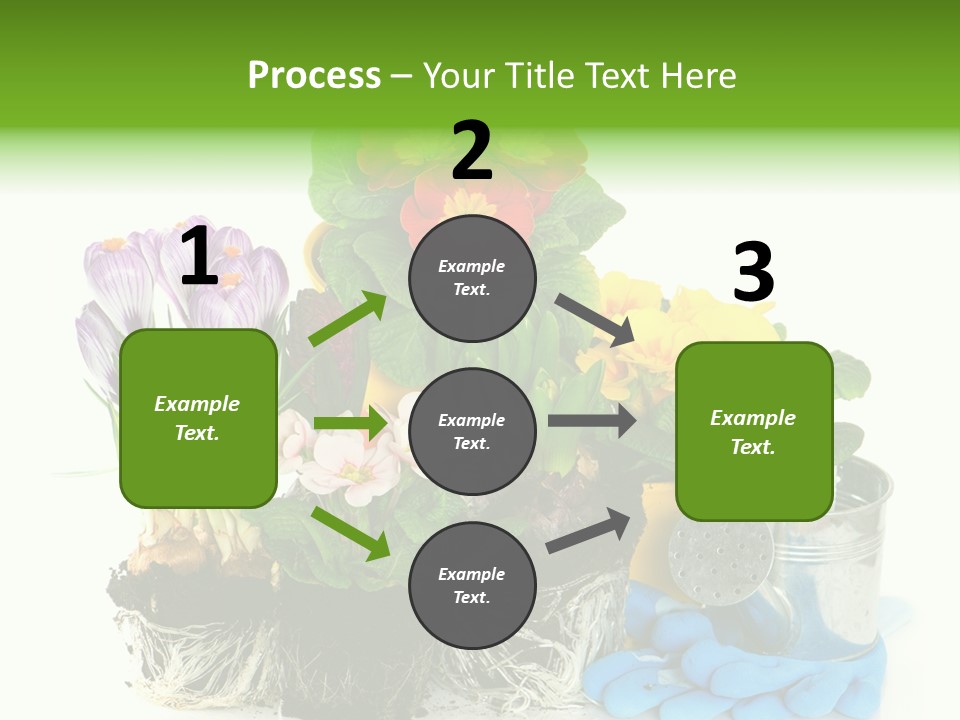 Blue Earth Gardening PowerPoint Template