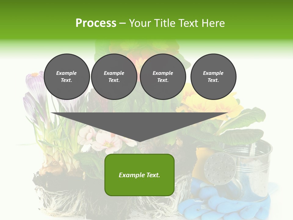 Blue Earth Gardening PowerPoint Template