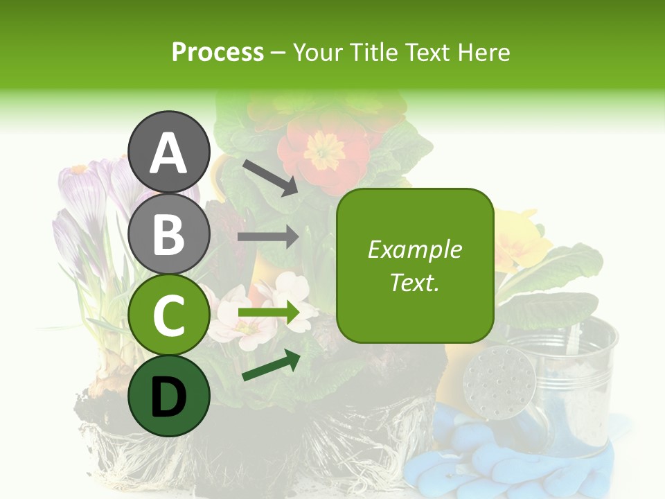 Blue Earth Gardening PowerPoint Template