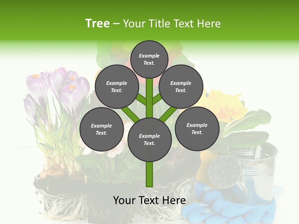 Blue Earth Gardening PowerPoint Template