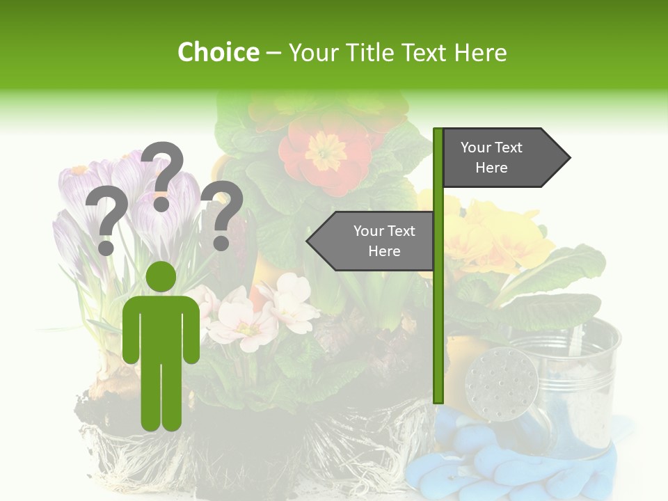 Blue Earth Gardening PowerPoint Template