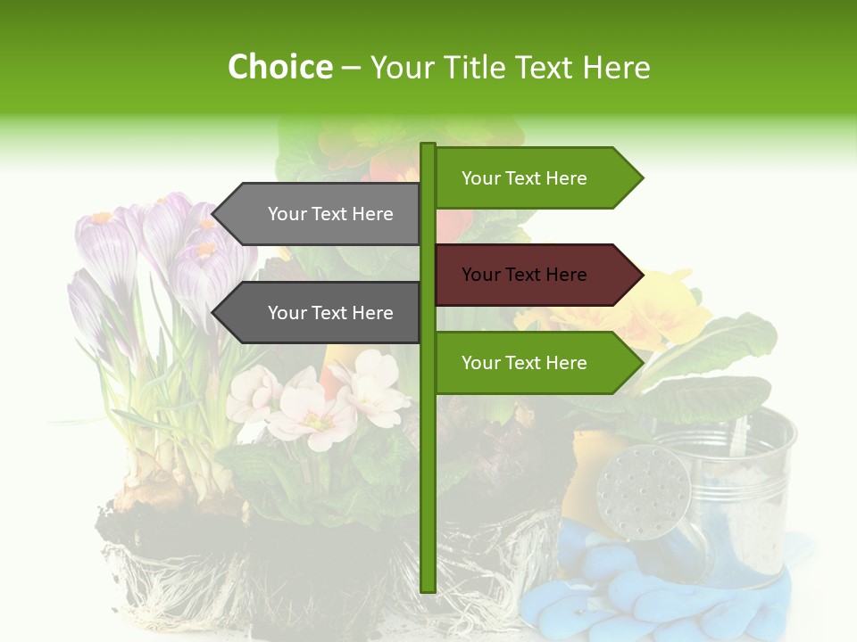 Blue Earth Gardening PowerPoint Template