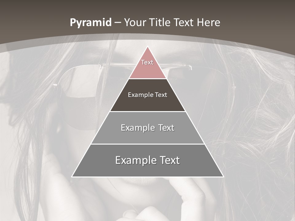 Girl Woman Face PowerPoint Template