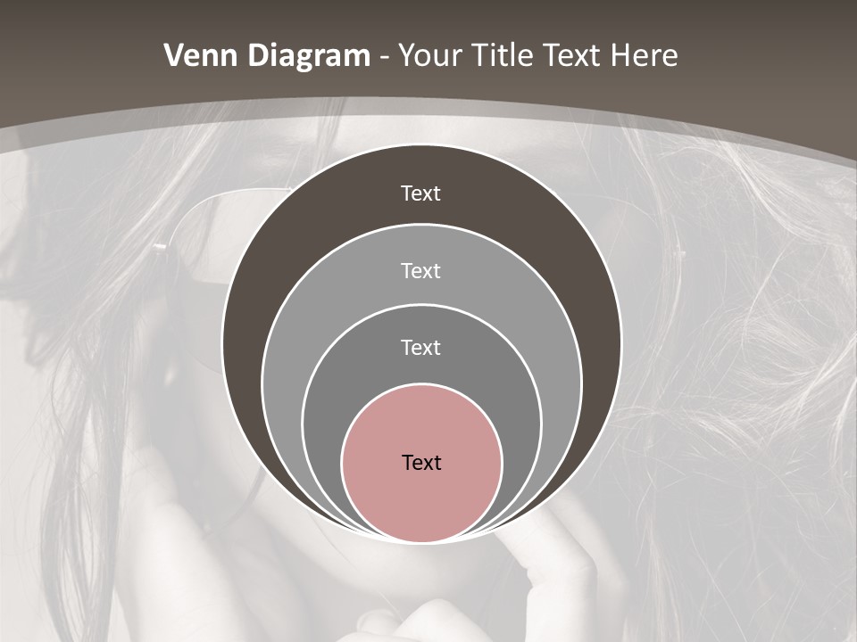 Girl Woman Face PowerPoint Template