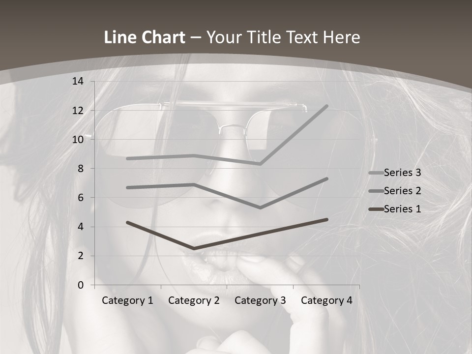 Girl Woman Face PowerPoint Template