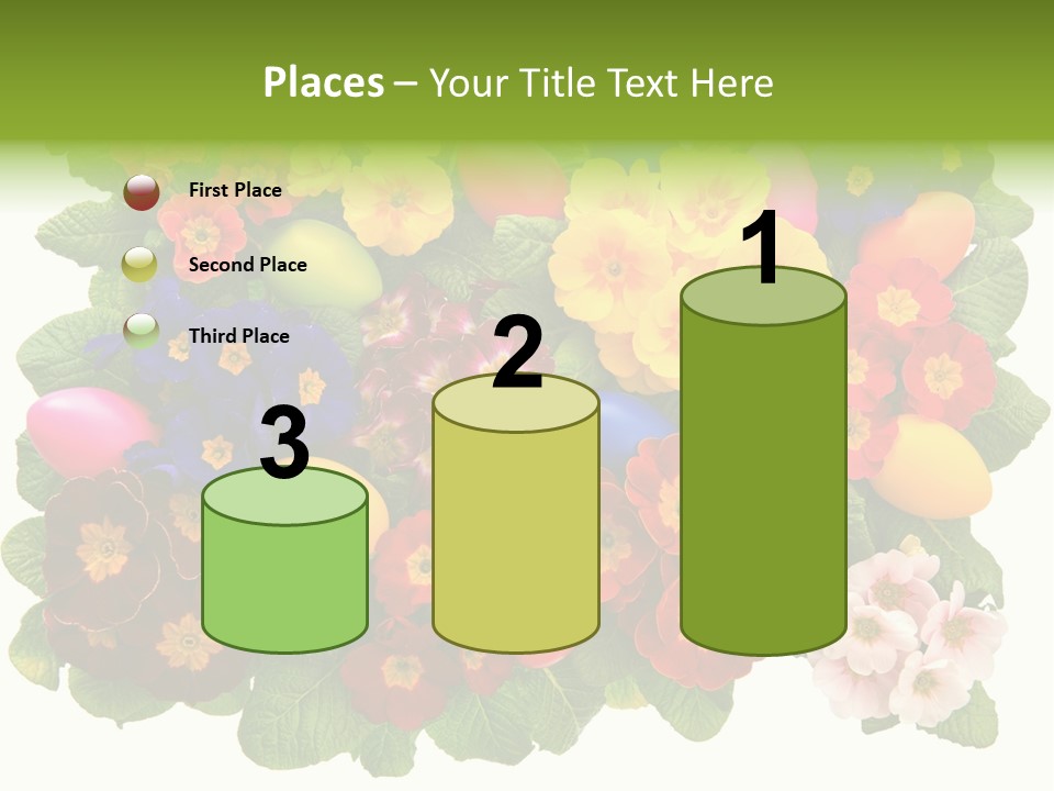 Multicolor Rose Decorative PowerPoint Template