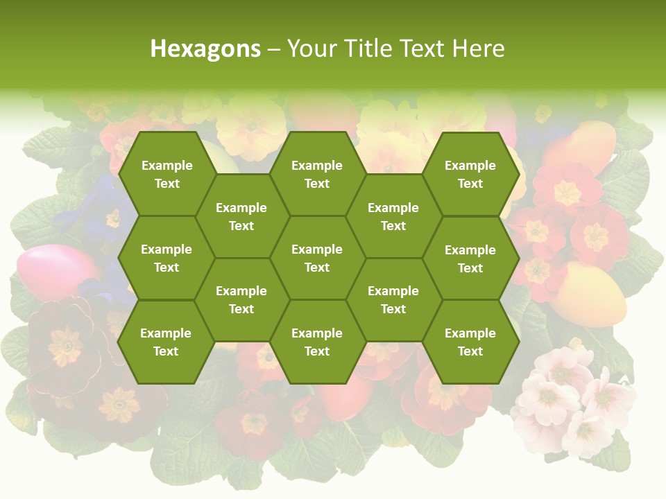 Multicolor Rose Decorative PowerPoint Template