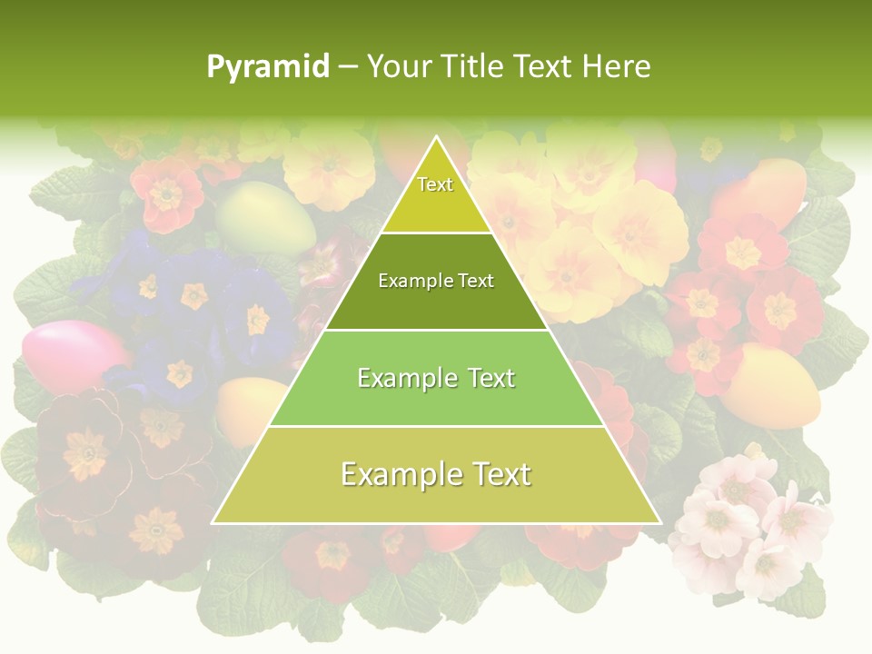 Multicolor Rose Decorative PowerPoint Template