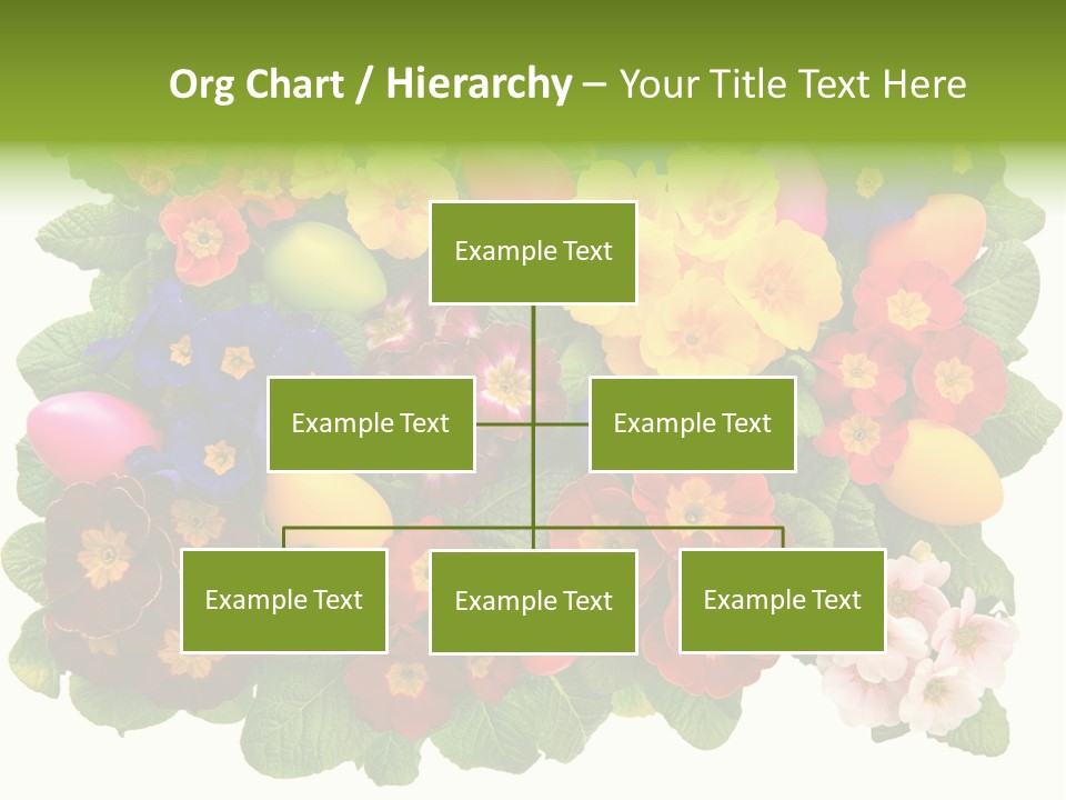 Multicolor Rose Decorative PowerPoint Template