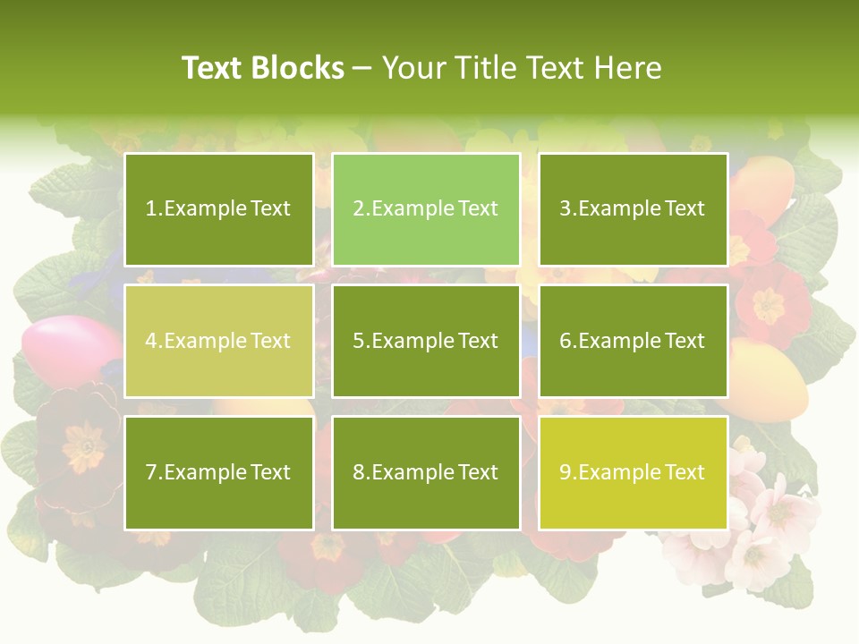 Multicolor Rose Decorative PowerPoint Template