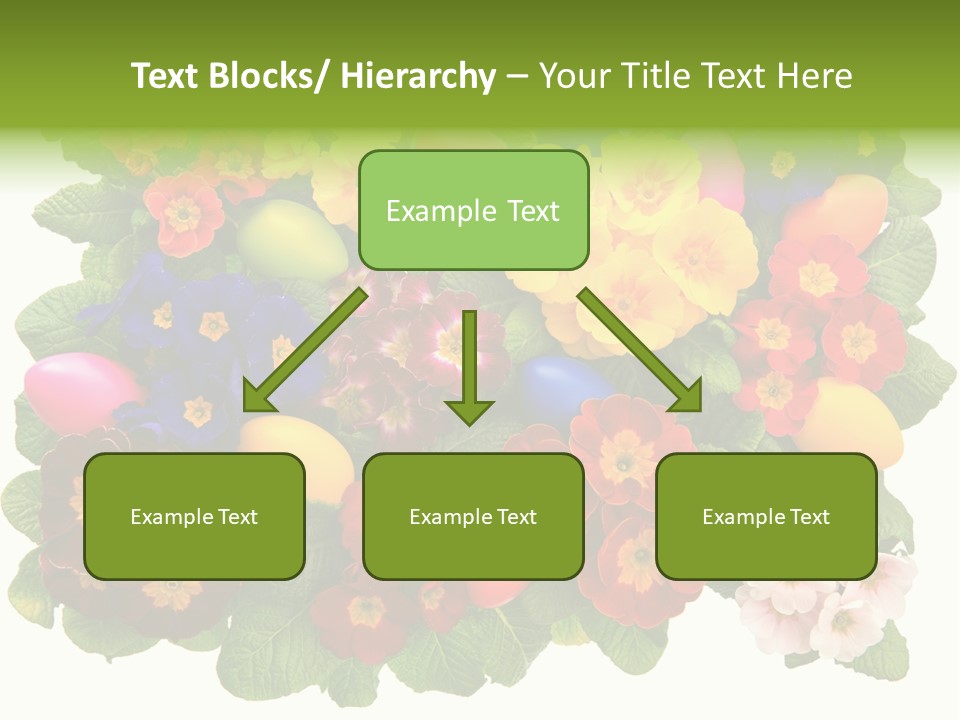 Multicolor Rose Decorative PowerPoint Template