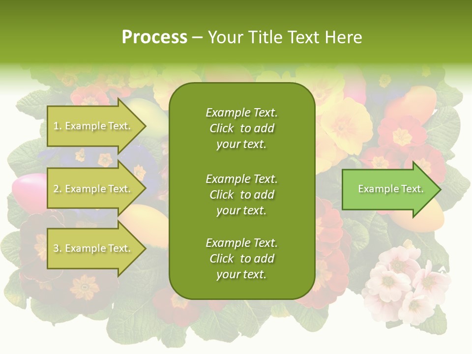 Multicolor Rose Decorative PowerPoint Template