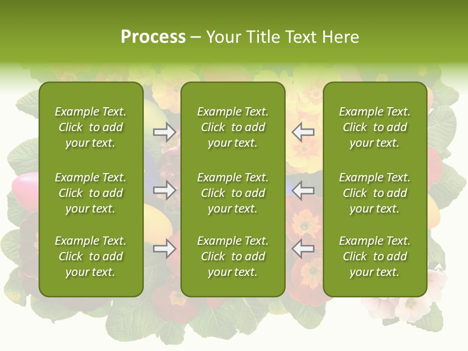 Multicolor Rose Decorative PowerPoint Template