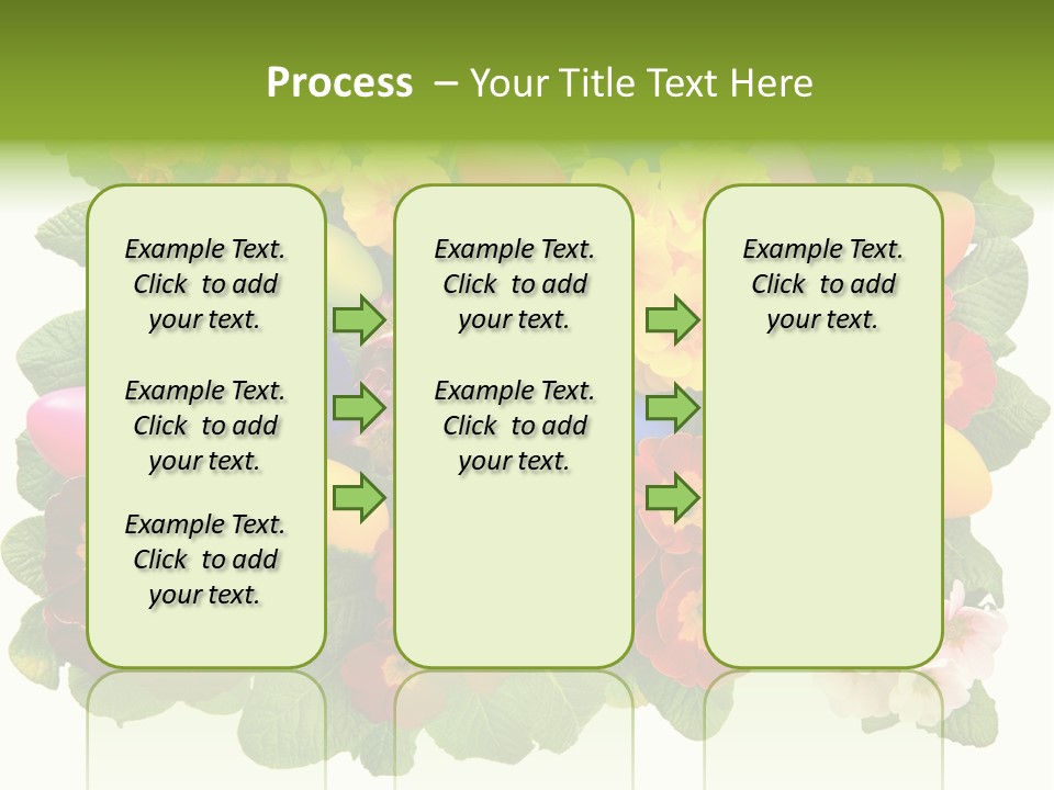 Multicolor Rose Decorative PowerPoint Template