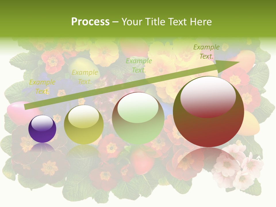 Multicolor Rose Decorative PowerPoint Template