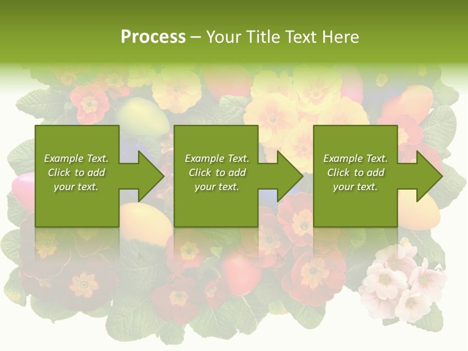 Multicolor Rose Decorative PowerPoint Template