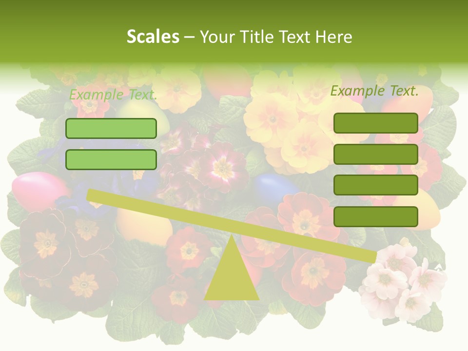 Multicolor Rose Decorative PowerPoint Template