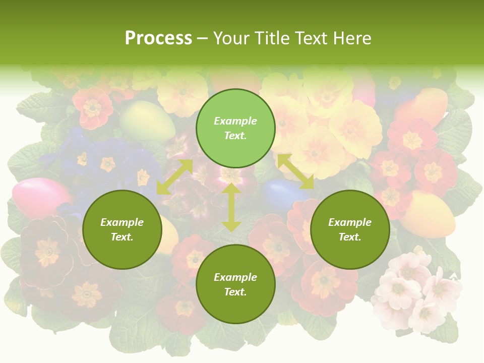 Multicolor Rose Decorative PowerPoint Template
