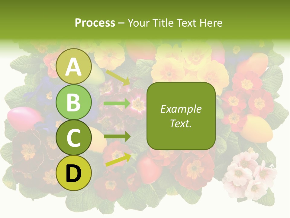 Multicolor Rose Decorative PowerPoint Template