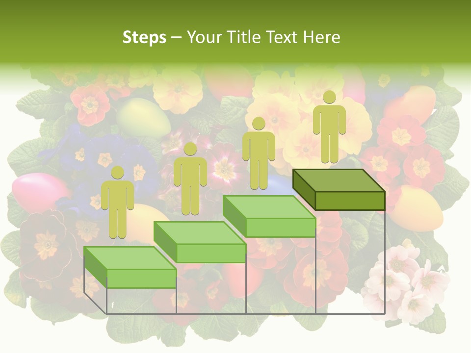 Multicolor Rose Decorative PowerPoint Template