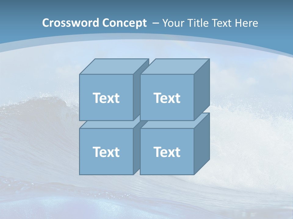 Bubbles Clouds Beauty PowerPoint Template