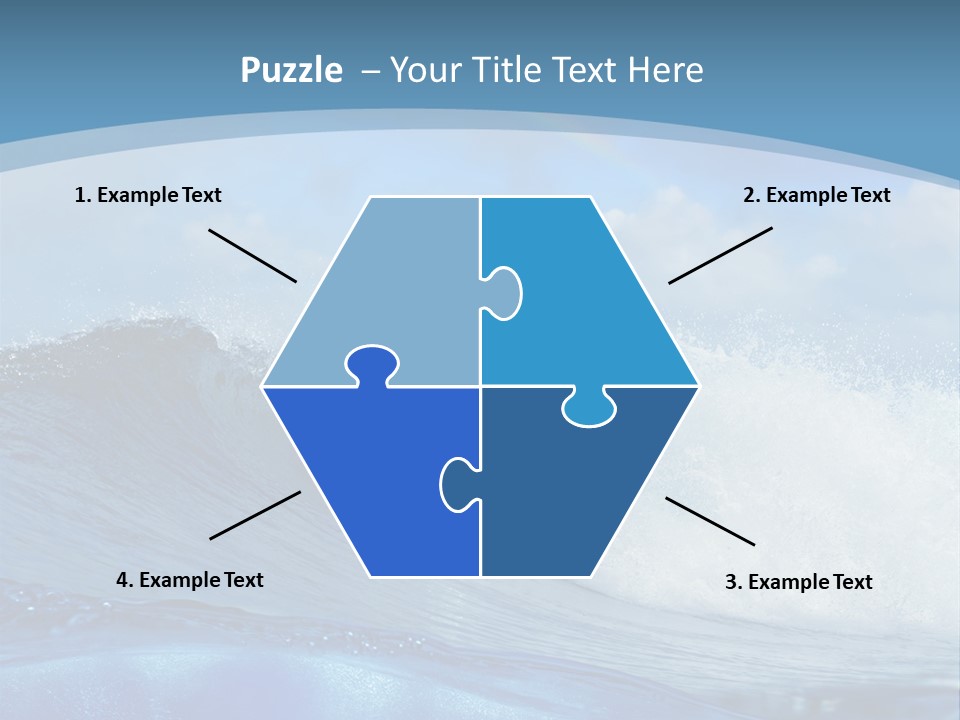 Bubbles Clouds Beauty PowerPoint Template