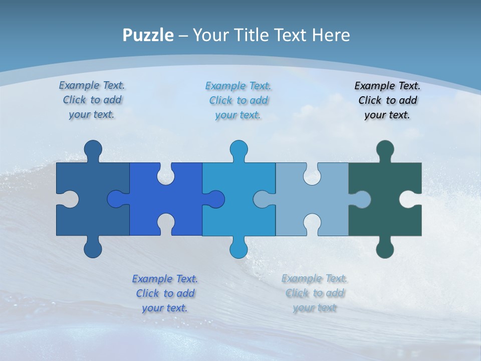 Bubbles Clouds Beauty PowerPoint Template