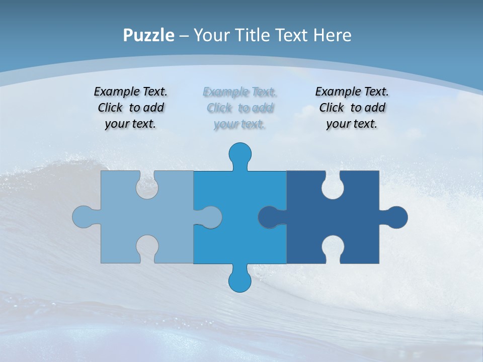 Bubbles Clouds Beauty PowerPoint Template