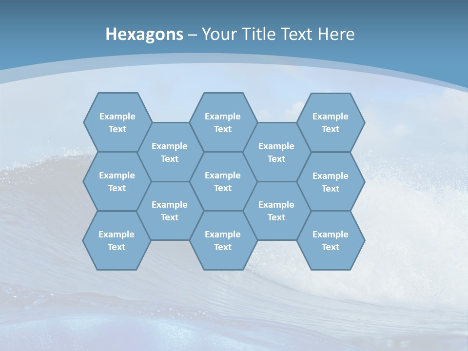 Bubbles Clouds Beauty PowerPoint Template