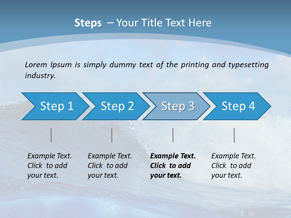 Bubbles Clouds Beauty PowerPoint Template